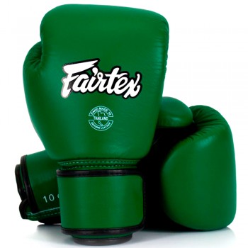 Fairtex BGV16 Боксерские Перчатки Женские "Real Leather" Forrest Green